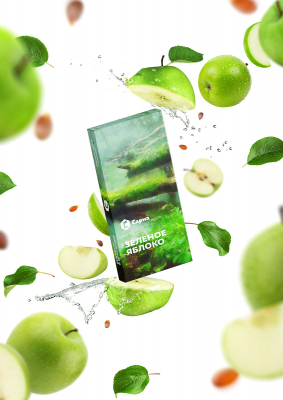 Купить Табак Сарма, 25гр "Зеленое Яблоко" Табак Сарма, 25гр "Зеленое Яблоко"