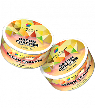 Табак Spectrum Kitchen Line, 25гр "Bacon cracker / Крекер с беконом"